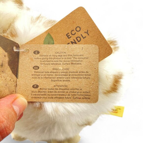 Aurora Miyoni‎ Tots Snowy Owlet Plush, Brown White, Soft, 9 Inches, New w Tags - Picture 7 of 12